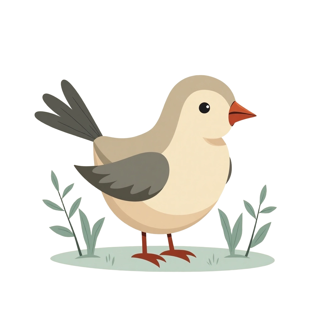 Cute Bird Illustration